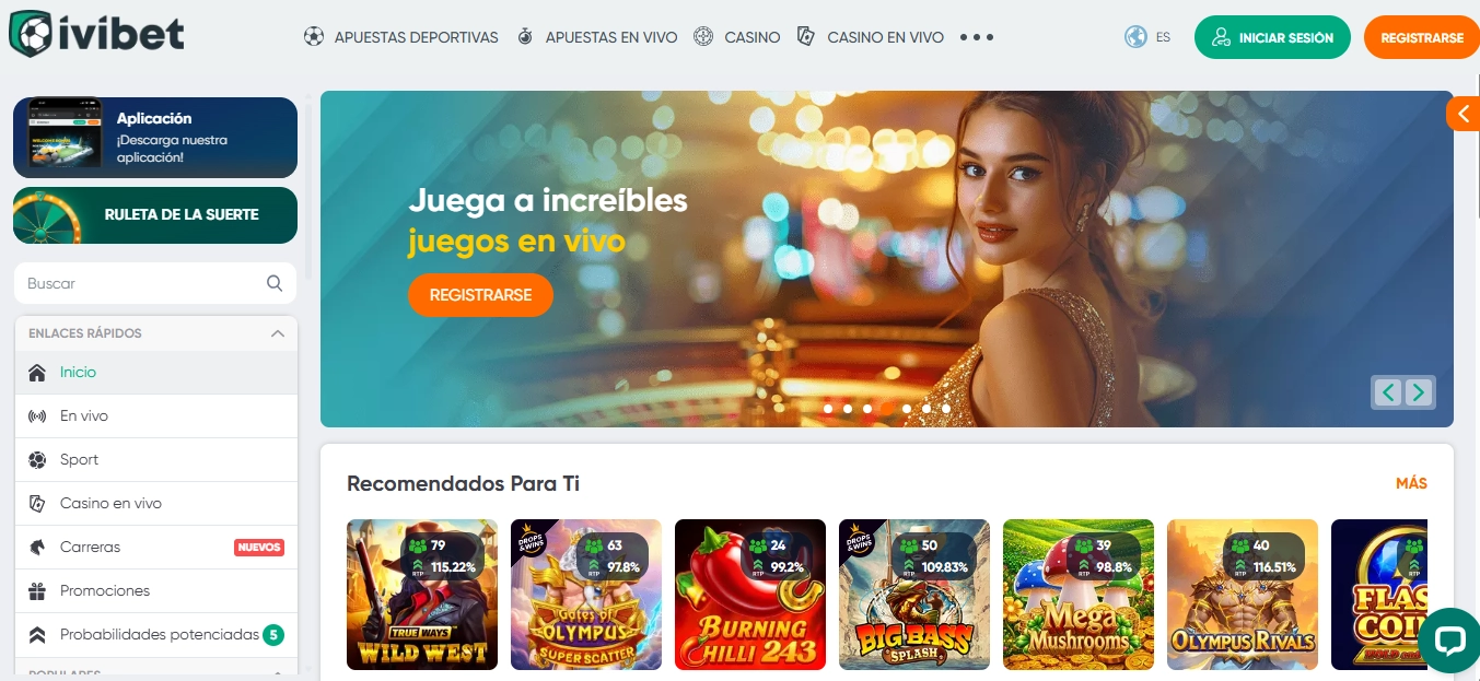 Ivibet mejores casinos online Argentina programa VIP 100 millones ARS